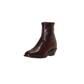 Abilene Men's 7in Side Zip Western Black Cherry Boots