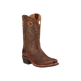 Ariat Men's Heritage Roughstock Western Brown Oiled Boot