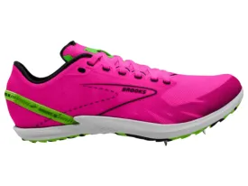 Brooks Draft XC Spikes (Pink Glo/Green/Black)