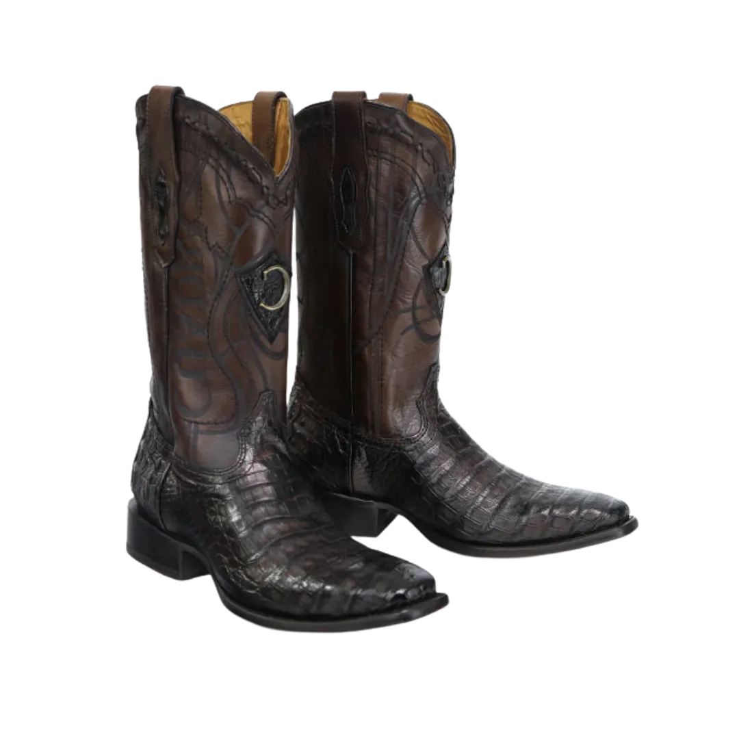 Cuadra Men's Brown Caiman Cowboy Boots