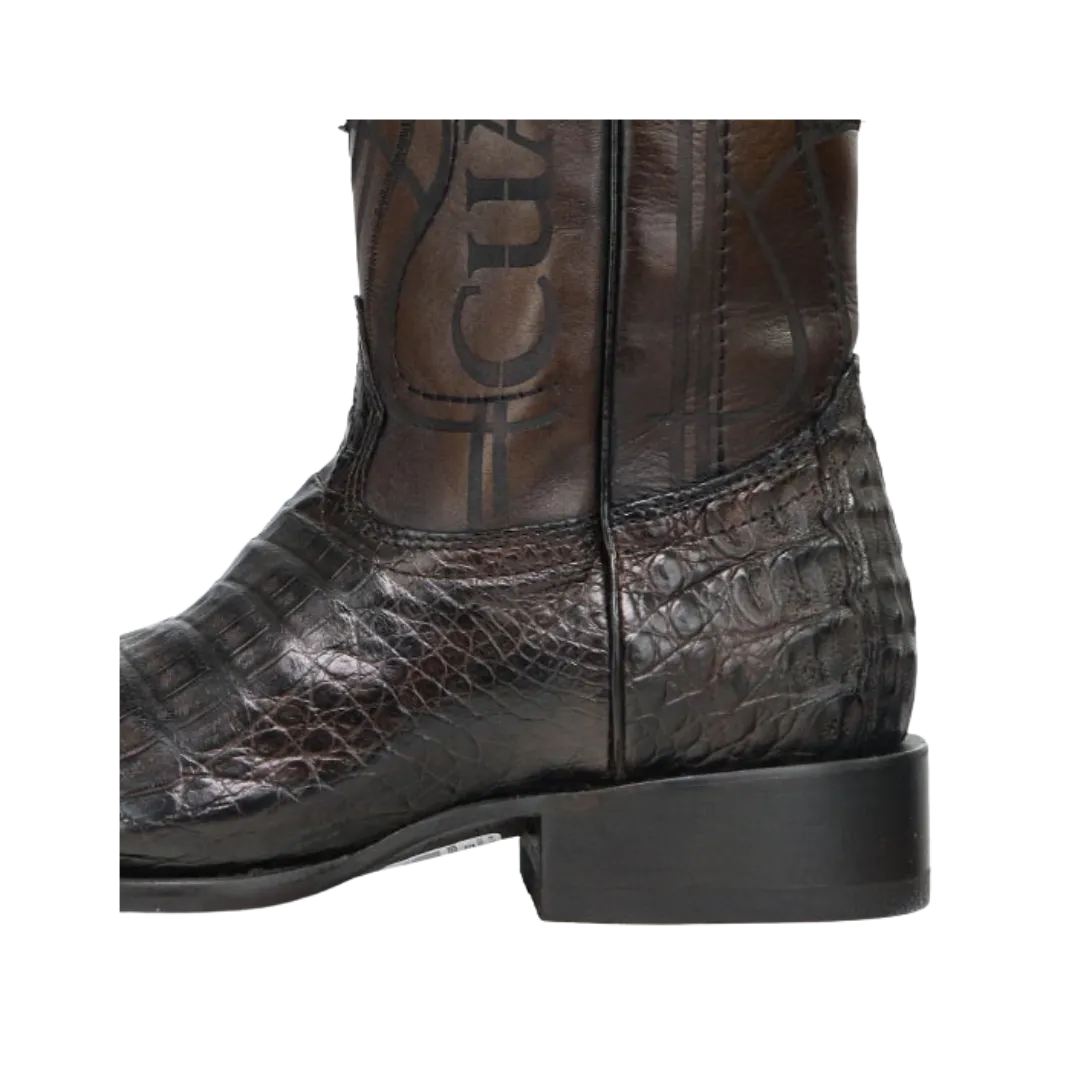 Cuadra Men's Brown Caiman Cowboy Boots