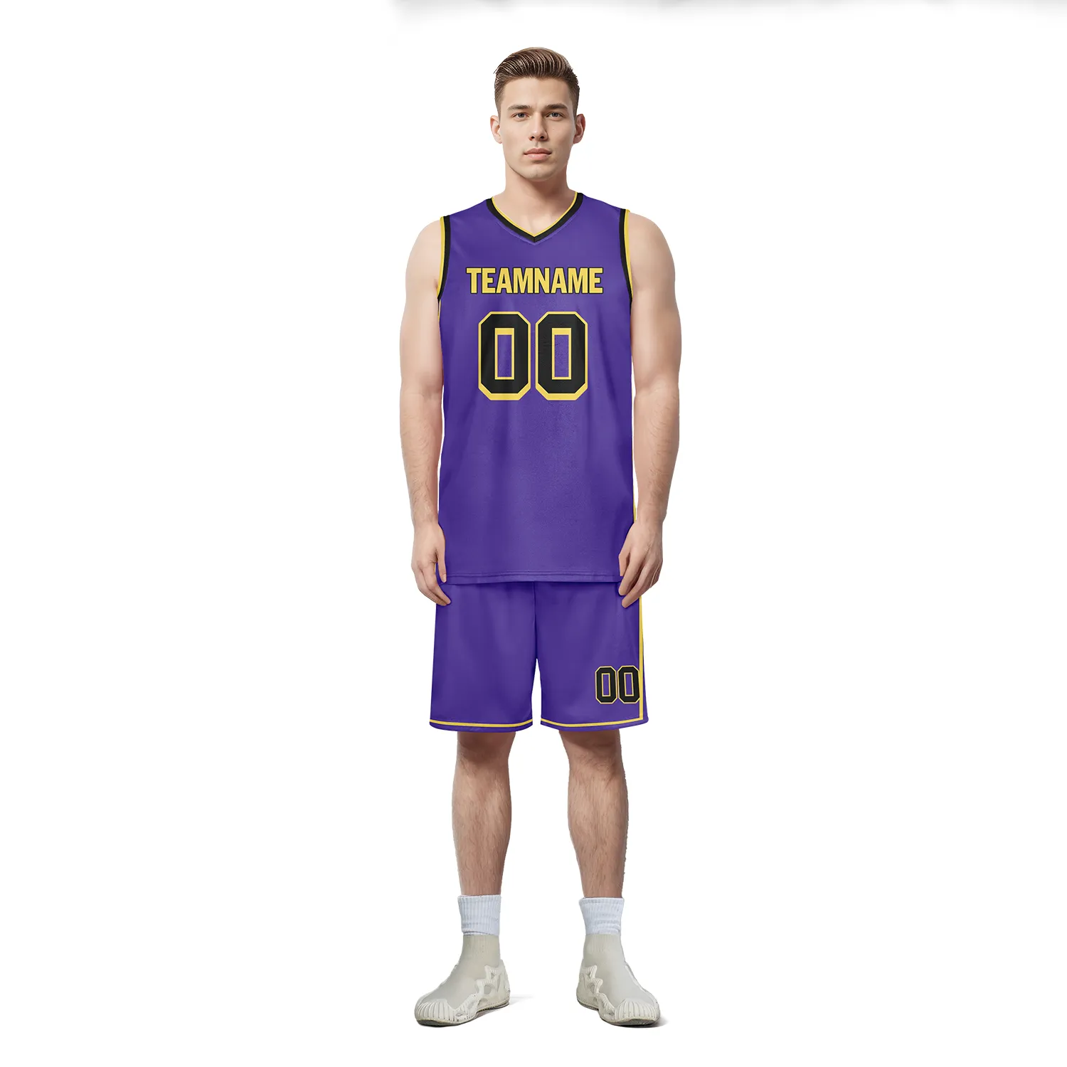 Custom Purple Classic Style Sports Uniform Basketball Jersey BBJ01-bd0a70cc