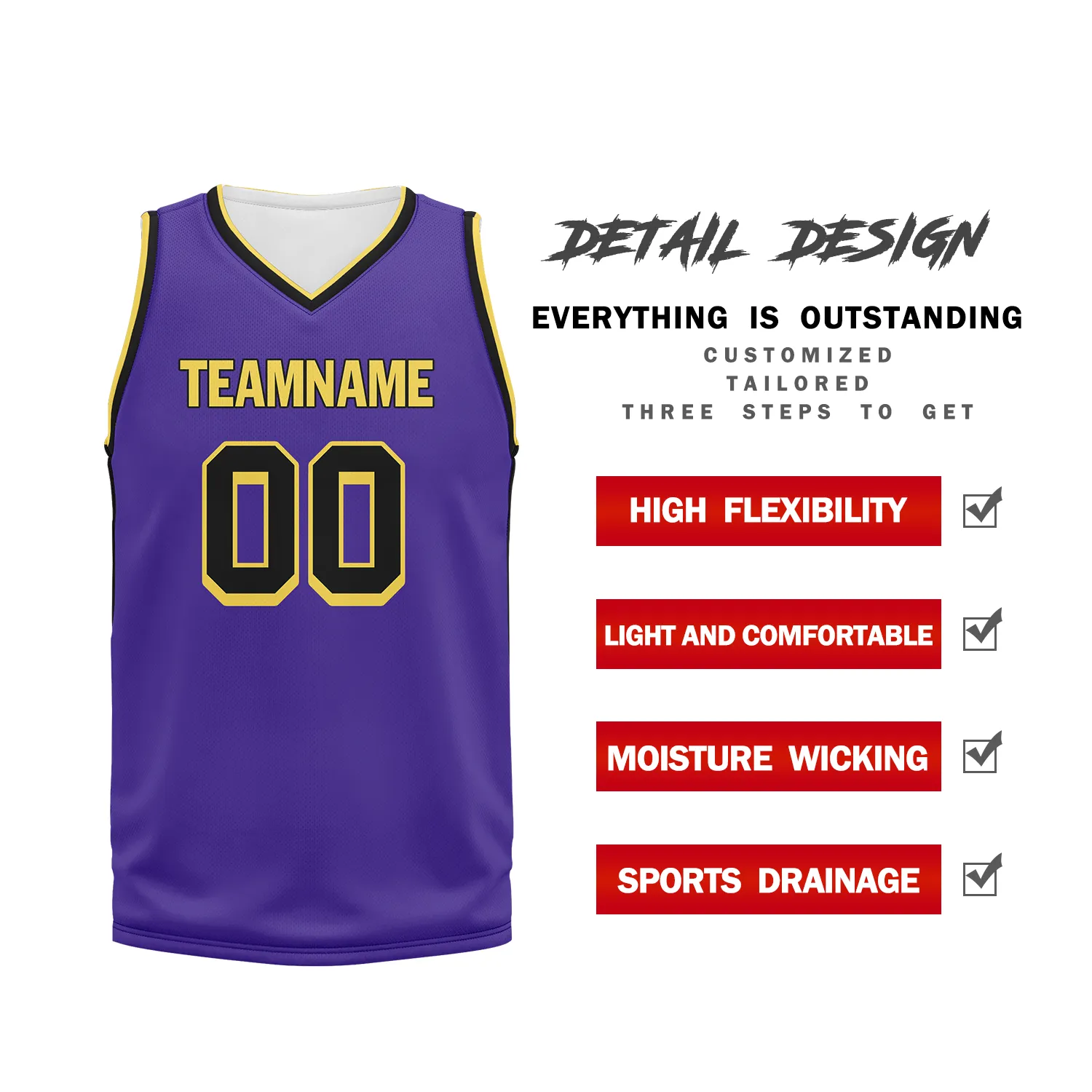 Custom Purple Classic Style Sports Uniform Basketball Jersey BBJ01-bd0a70cc