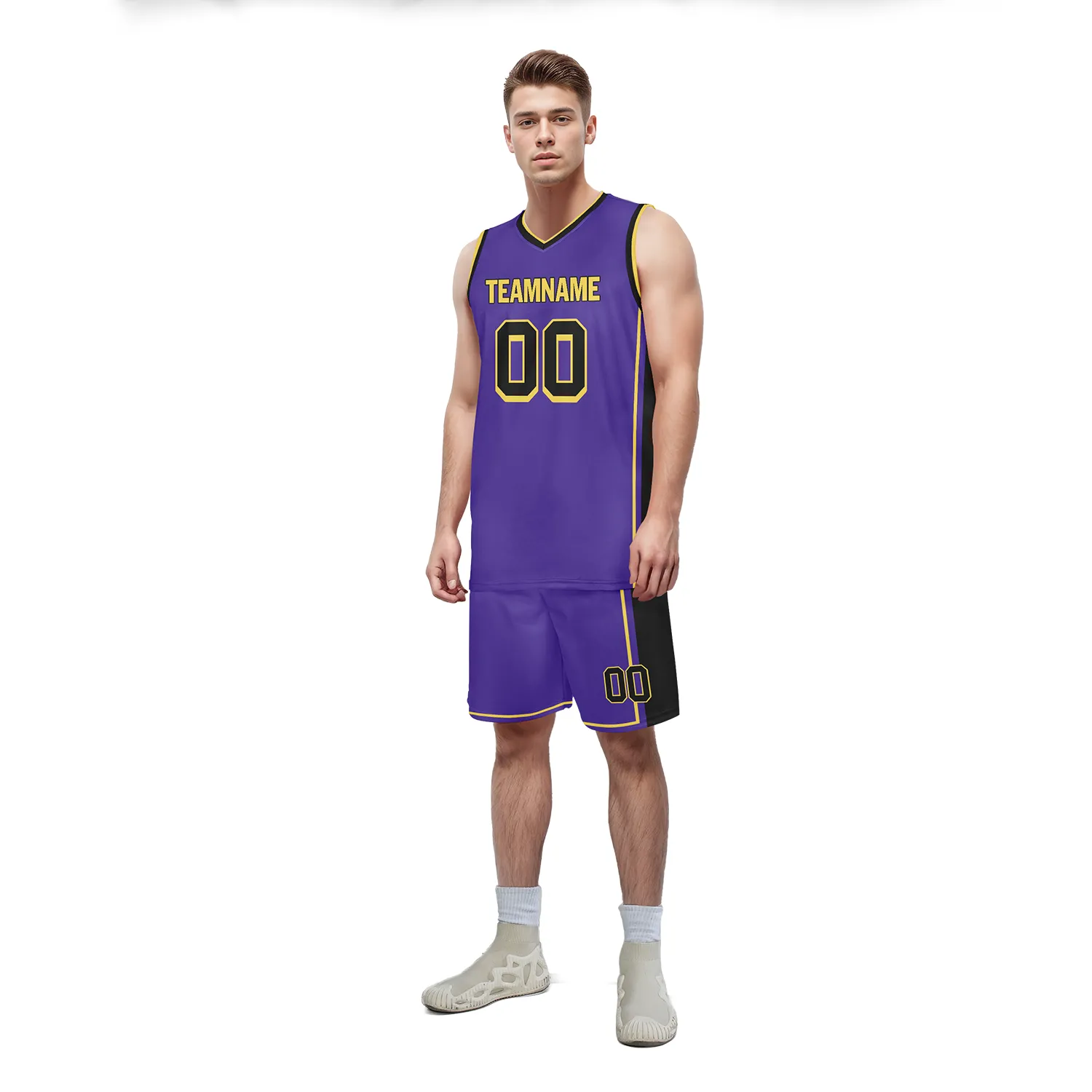 Custom Purple Classic Style Sports Uniform Basketball Jersey BBJ01-bd0a70cc