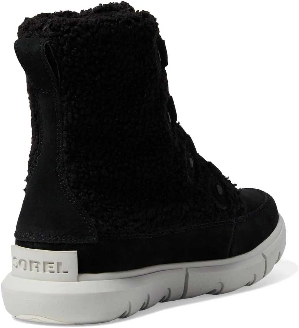 Explorer Next Joan Cozy SOREL Lace-up Boots, Black/Moonstone