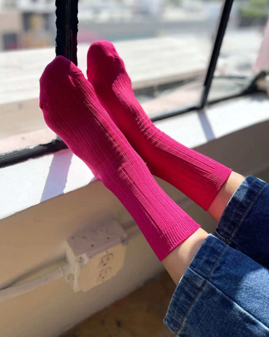 Her Socks - Fuchsia