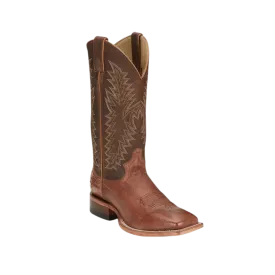 Justin Men's Breck Smooth Ostrich Cognac Vintage Boot