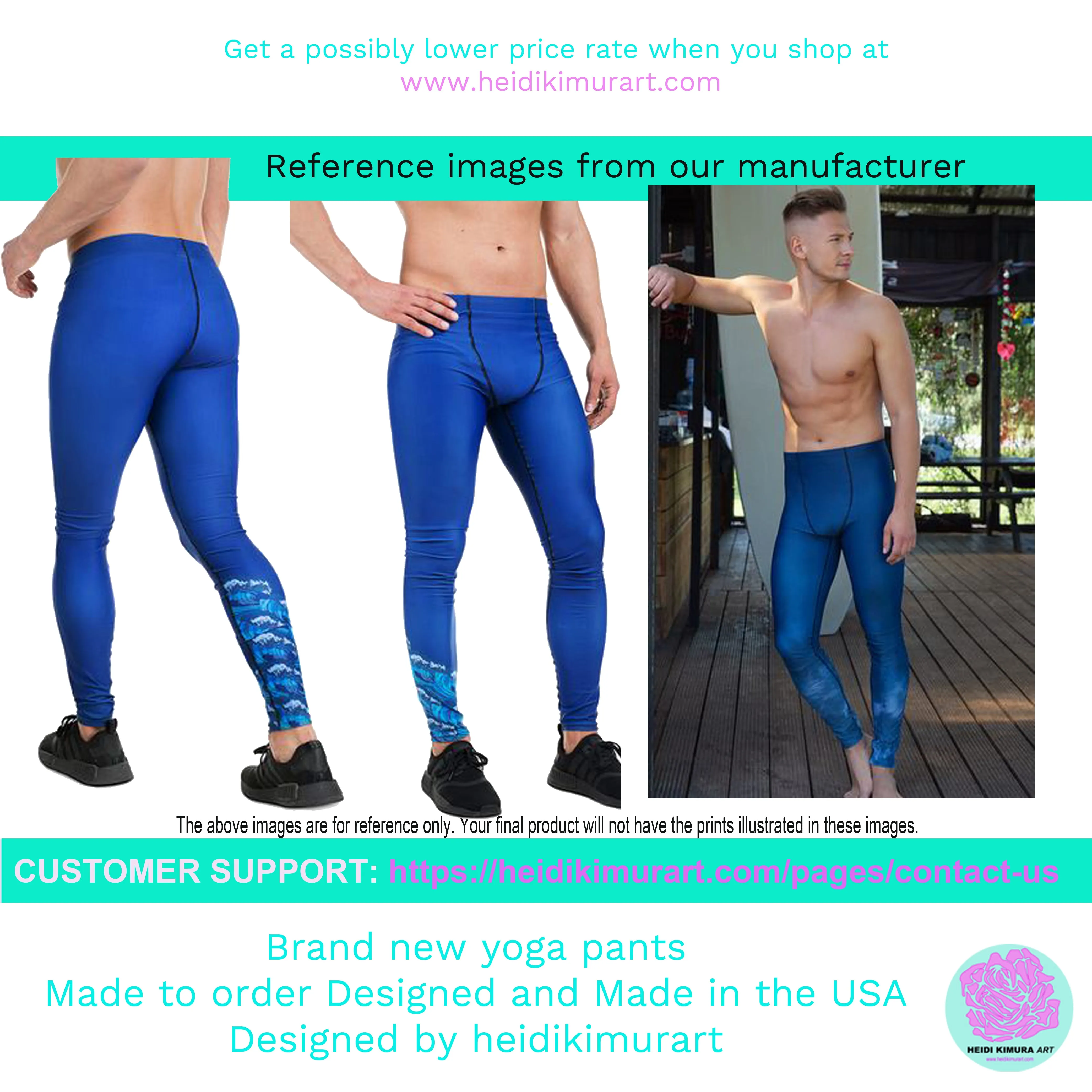 Light Pink Men's Leggings, Modern Pastel Solid Color Best Minimalist Gay Friendly Meggings-Made in USA/EU/MX