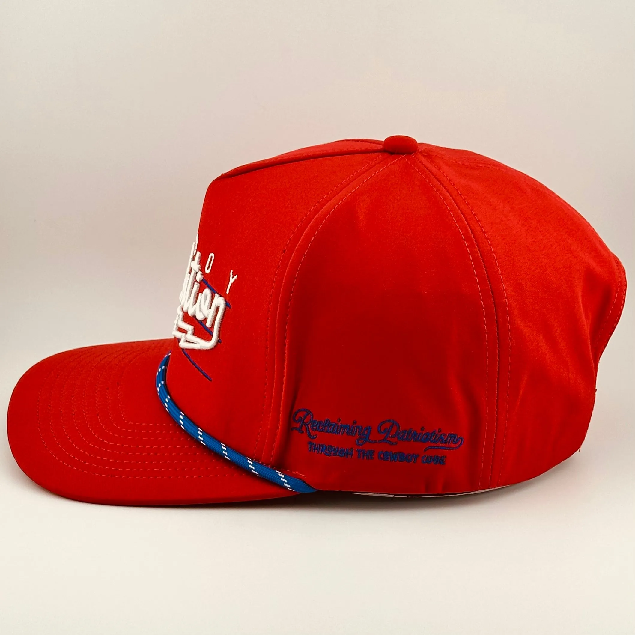 “Lightning" Red, White, and Blue - Cowboy Revolution 5-panel Performance Hat