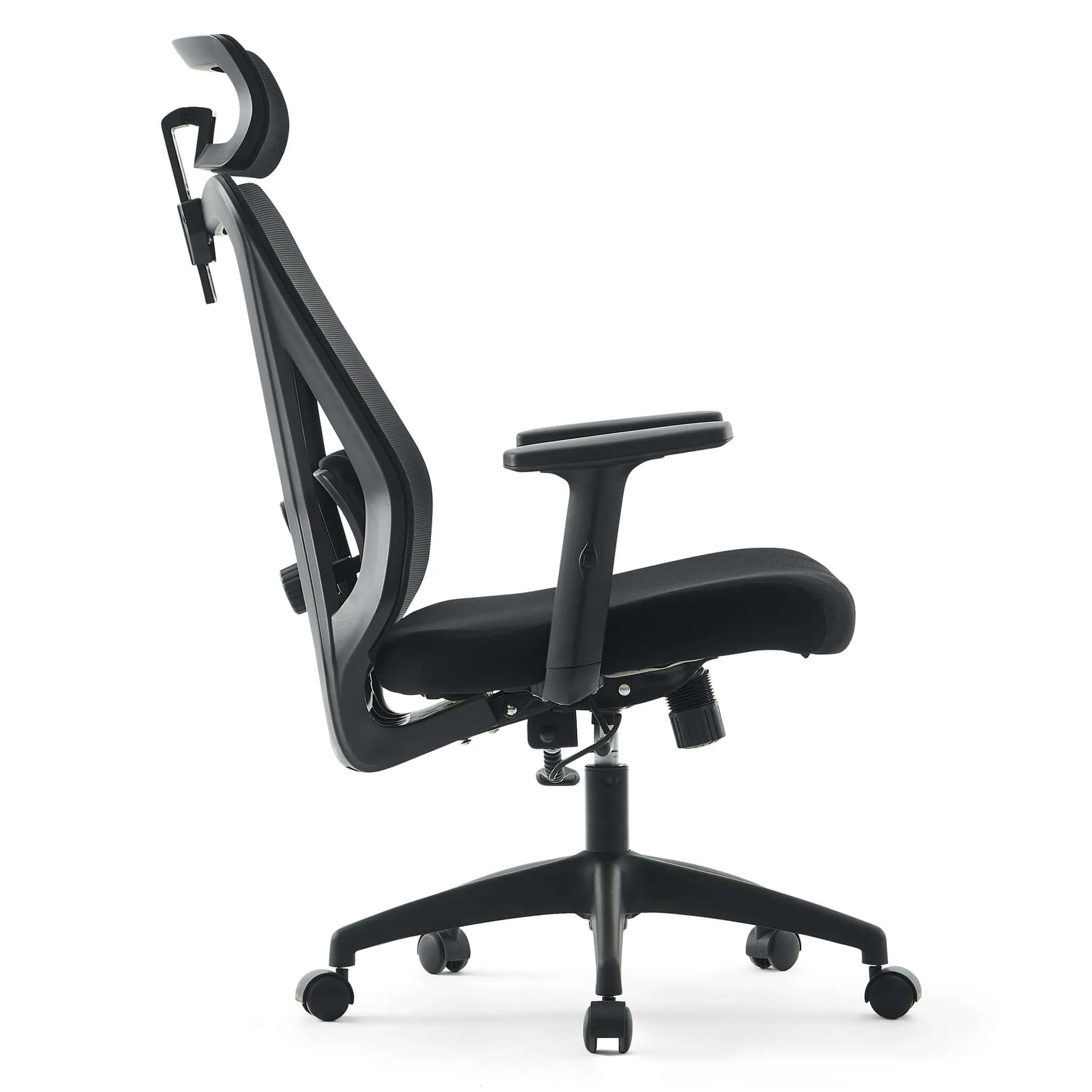 London Fully Adjustable Black Mesh Ergonomic Office Chair