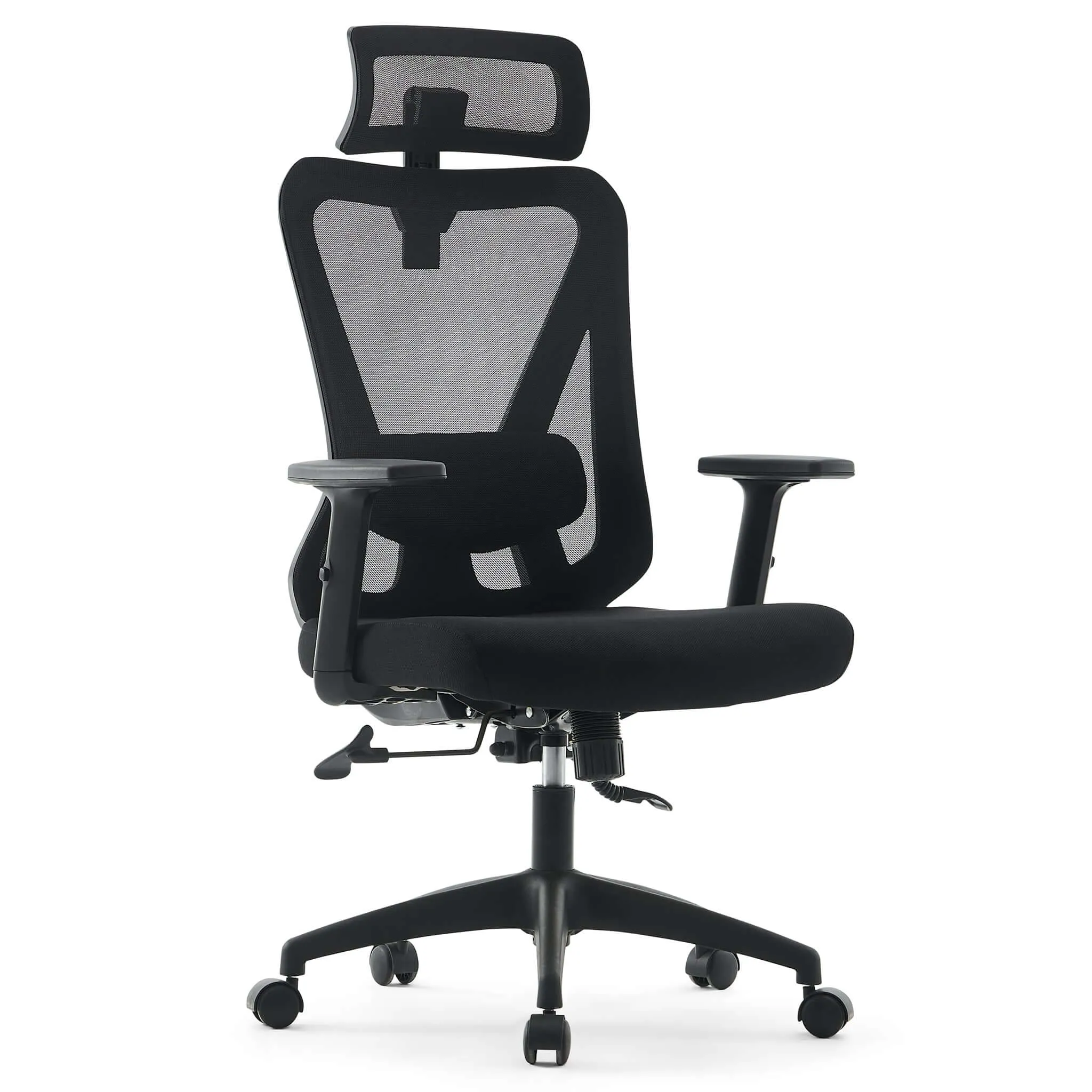 London Fully Adjustable Black Mesh Ergonomic Office Chair