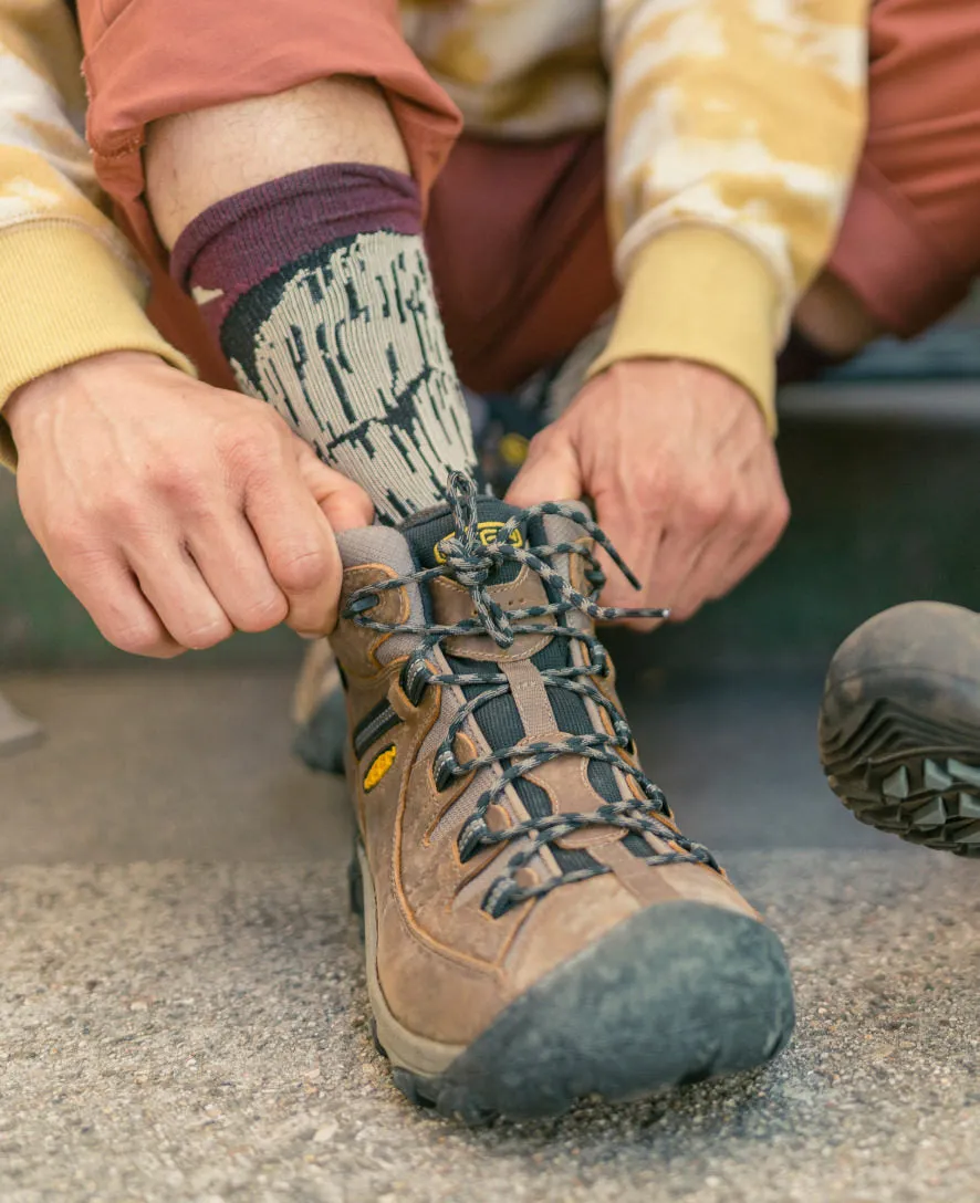 Men's Targhee II Mid Waterproof Hiking Boots  |  Canteen/Dark Olive