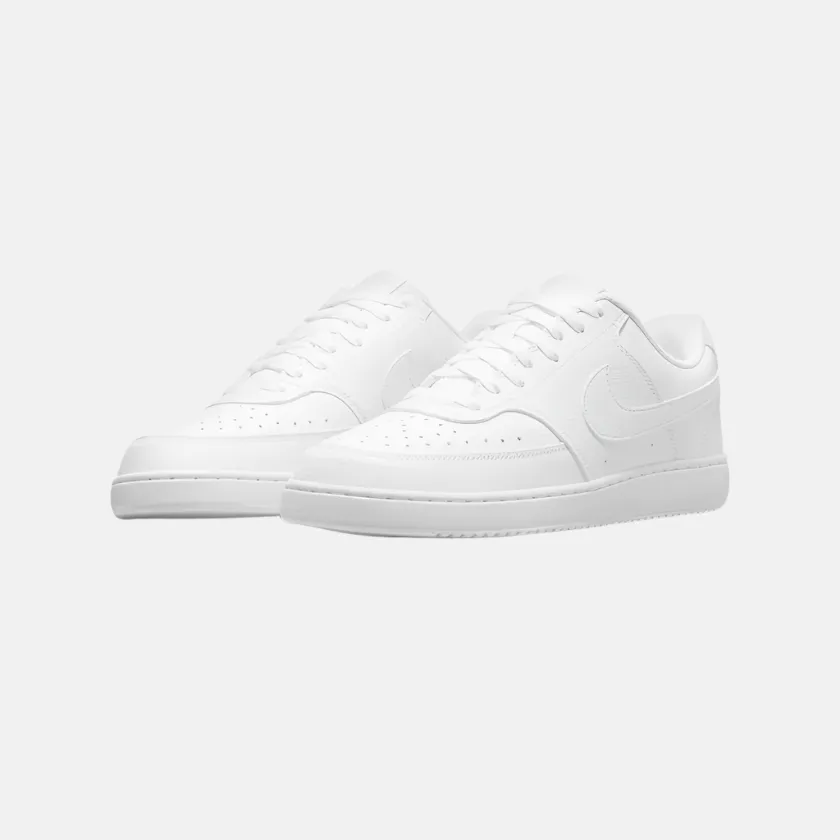 Nike Court Vision Low Next Nature Men's Basketball Shoes -White/White/White