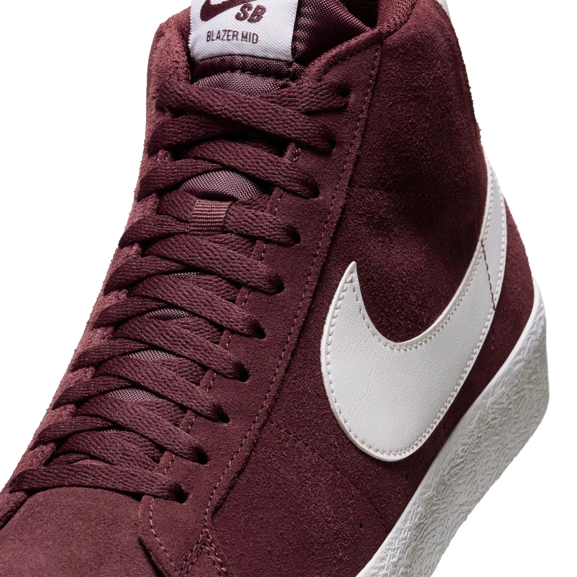 NIKE SB ZOOM BLAZER MID - BURGUNDY CRUSH/SUMMIT WHITE - 600 BURGANDY CRUSH/SUMMIT WHITE