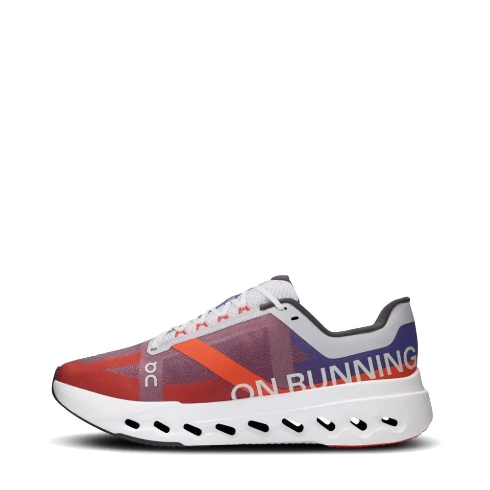 On Men's Cloudsurfer Next Sneaker in Indigo/Flame