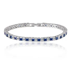 Princess Cut Tennis Bracelet for Women with Cubic Zirconia