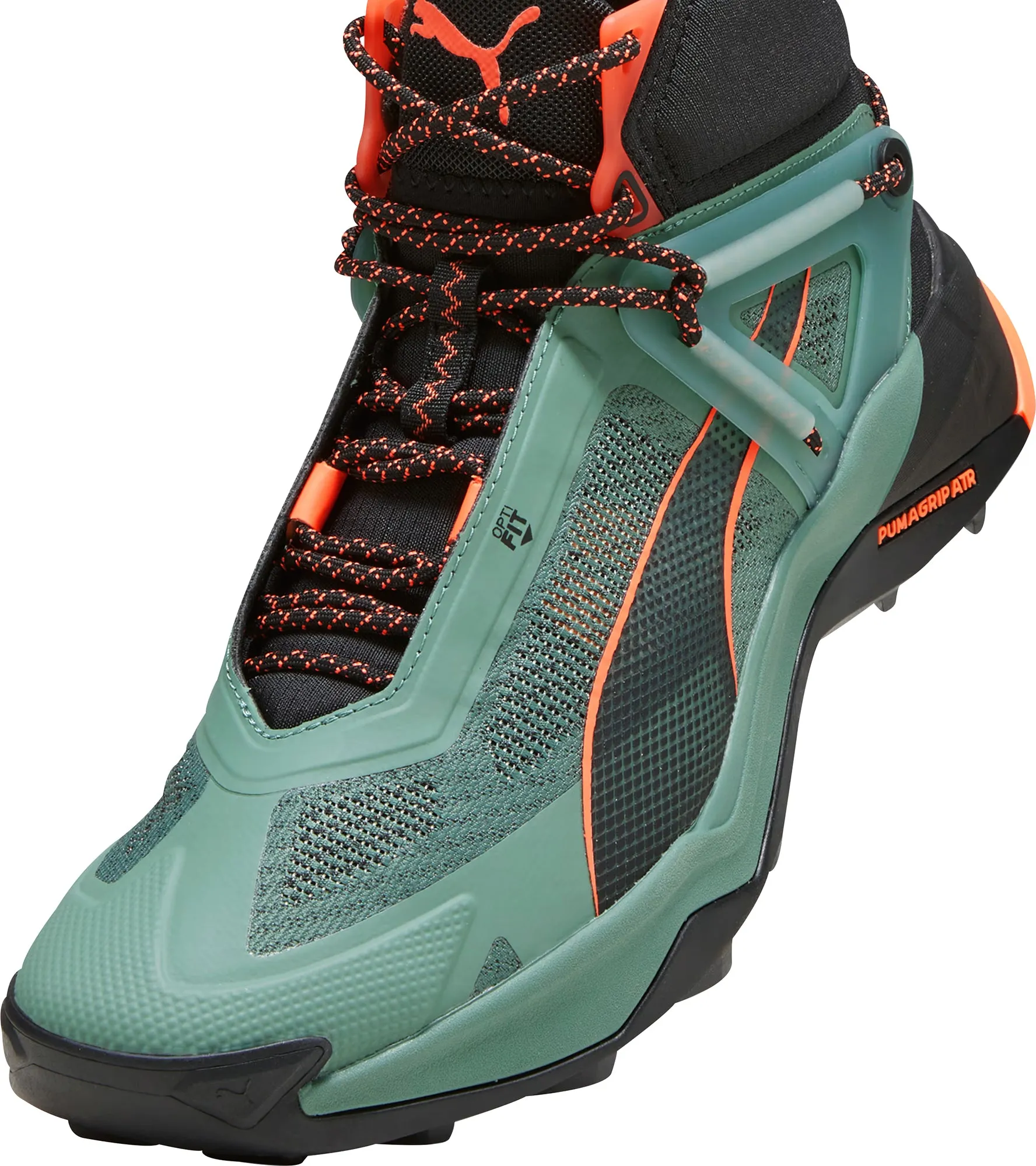 Puma Explore Nitro Mid Mens Walking Boots - Green