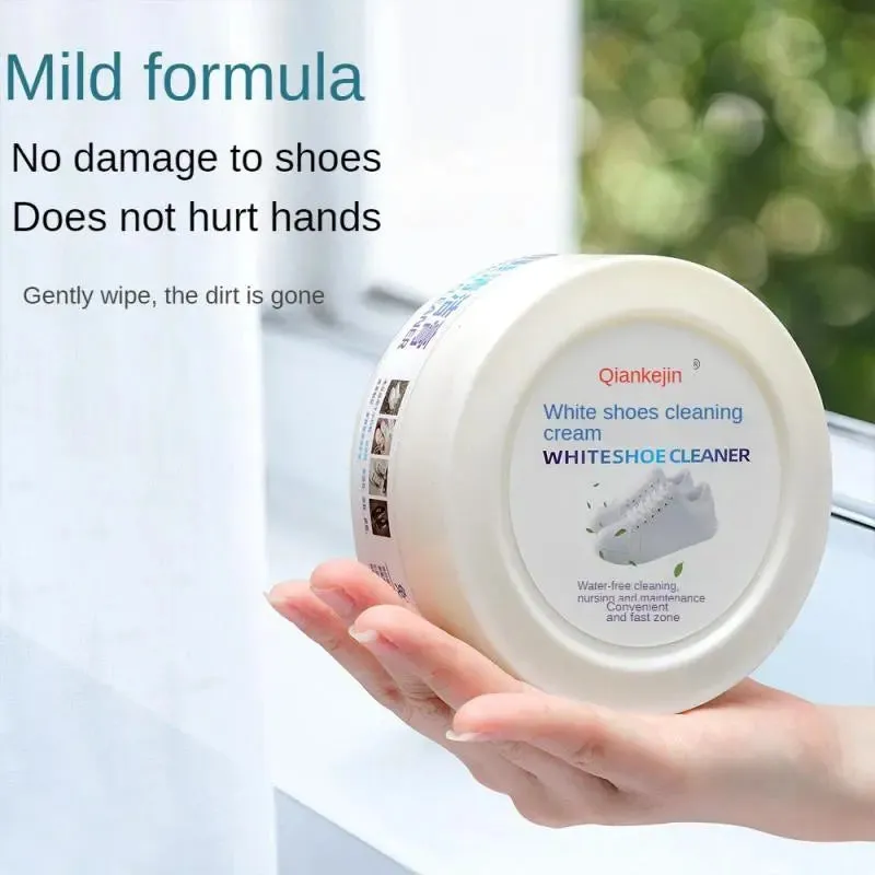 SHOE CLEANING CREAM WITH SPONGE