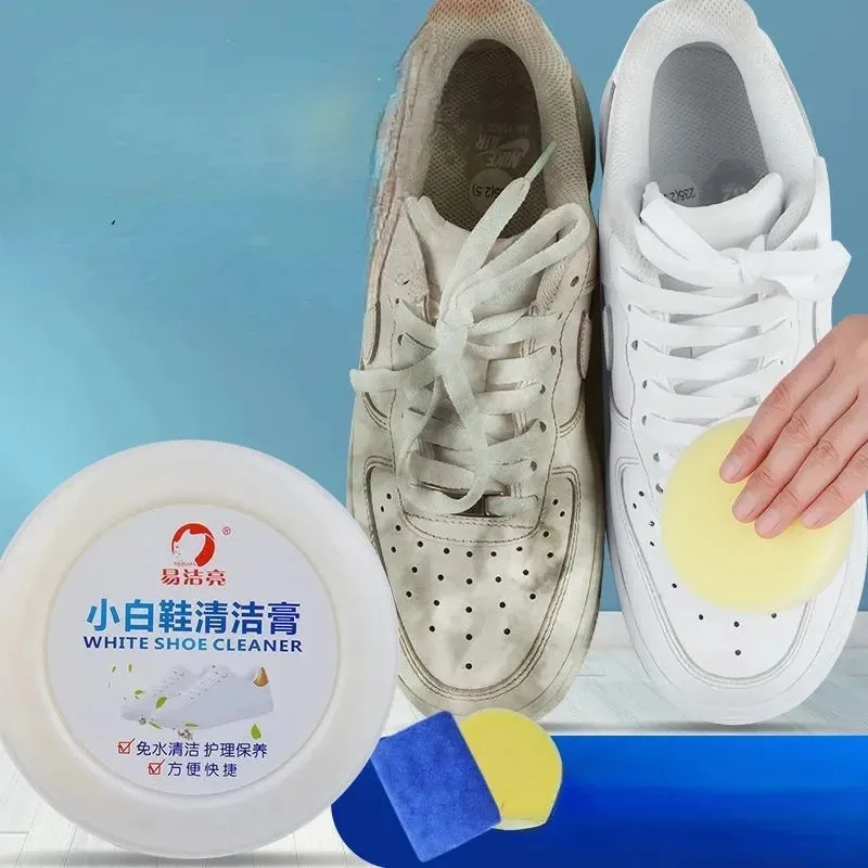 SHOE CLEANING CREAM WITH SPONGE