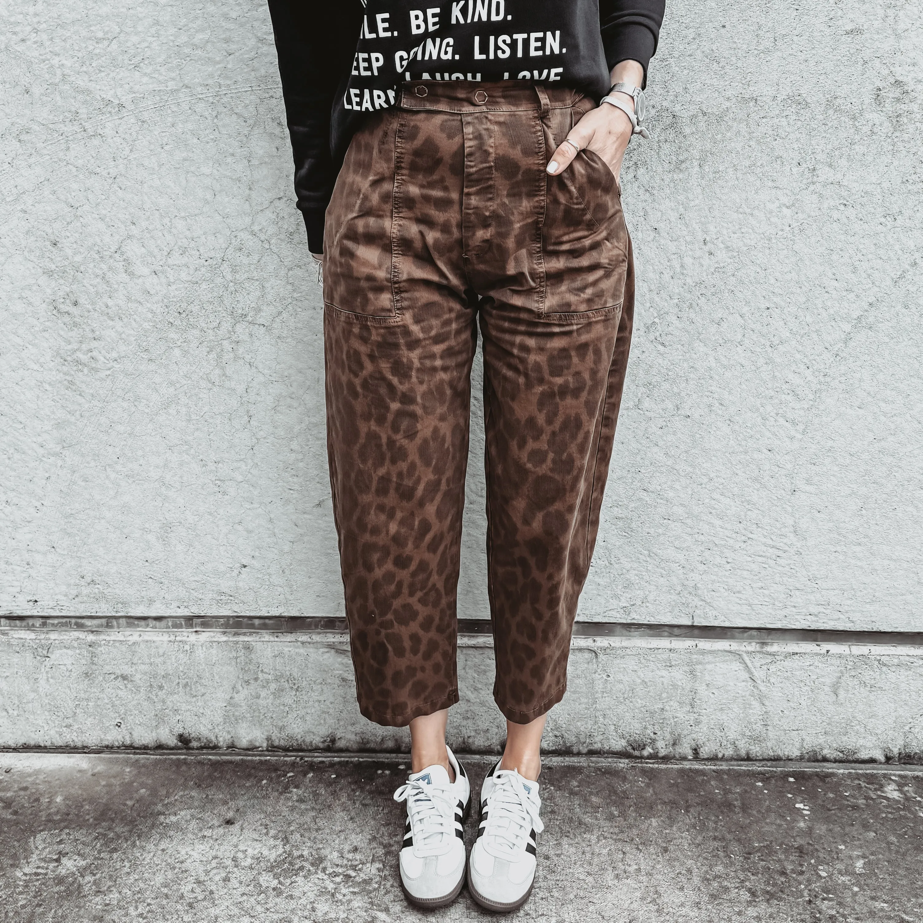 Slouchy Leopard jeans *NEW*