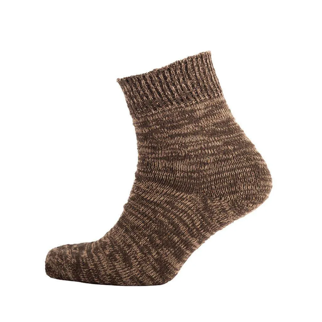 Slub Marl Ankle Socks