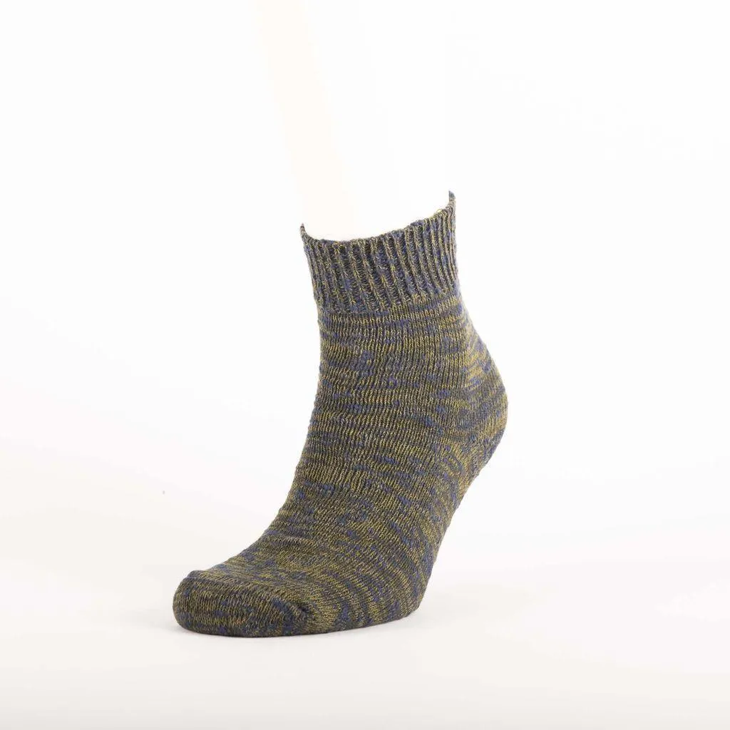 Slub Marl Ankle Socks