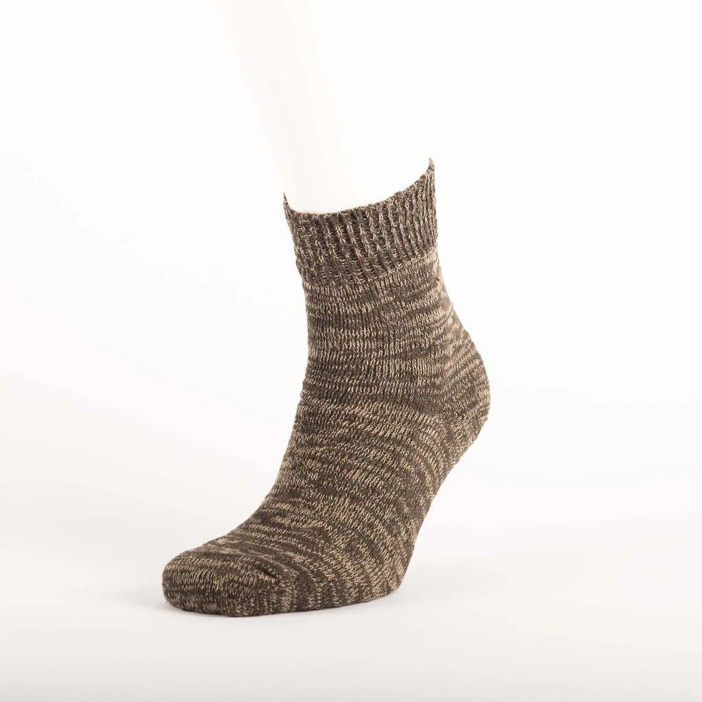 Slub Marl Ankle Socks