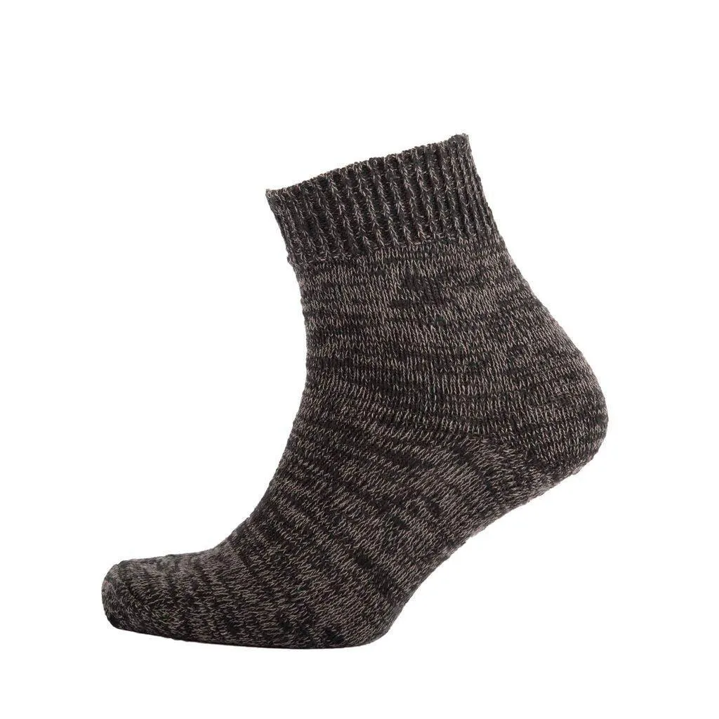 Slub Marl Ankle Socks