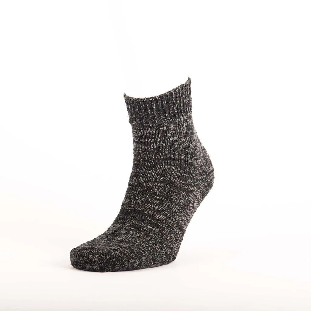 Slub Marl Ankle Socks