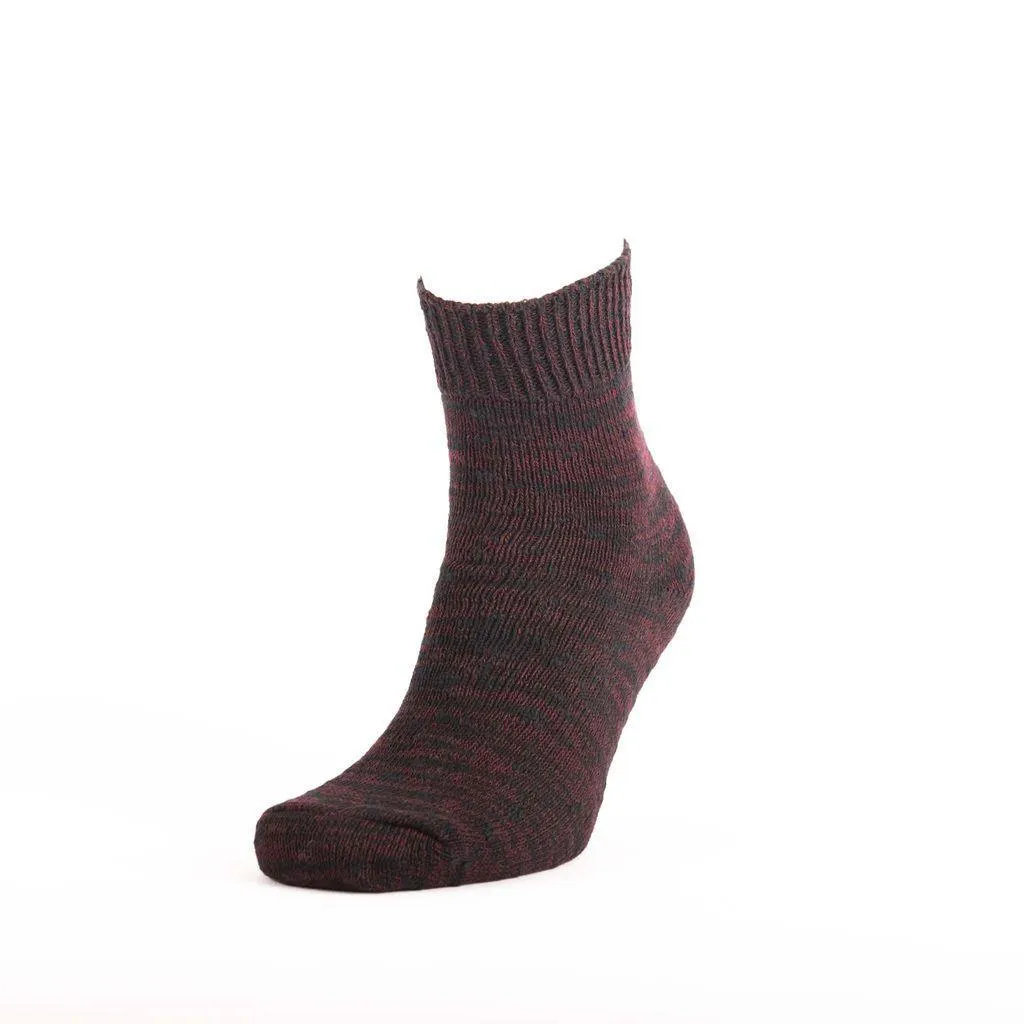 Slub Marl Ankle Socks