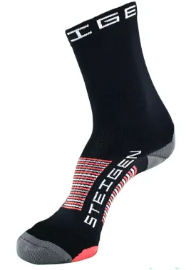 Steigen Running Socks Crew - Black