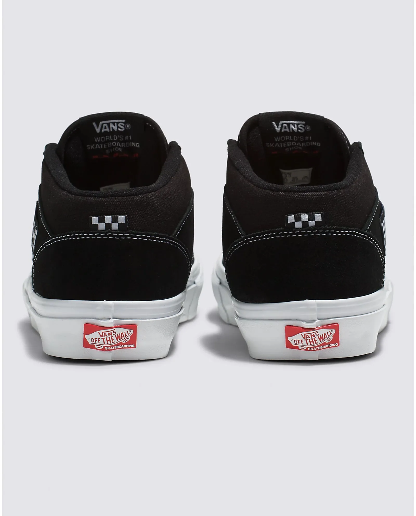 Vans Men's Skate Half Cab Shoe - Black White