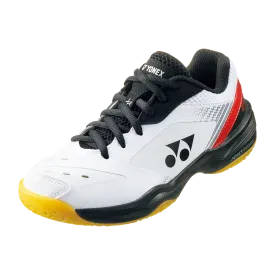 Yonex Power Cushion 65 Junior Badminton Shoes (White/Red)